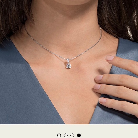 Swarovski crystal pendant necklace silver NWT - Picture 5 of 5